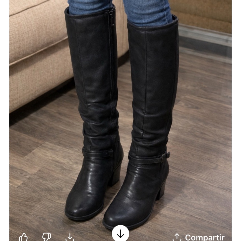 BareTraps Black Over the Knee Boots